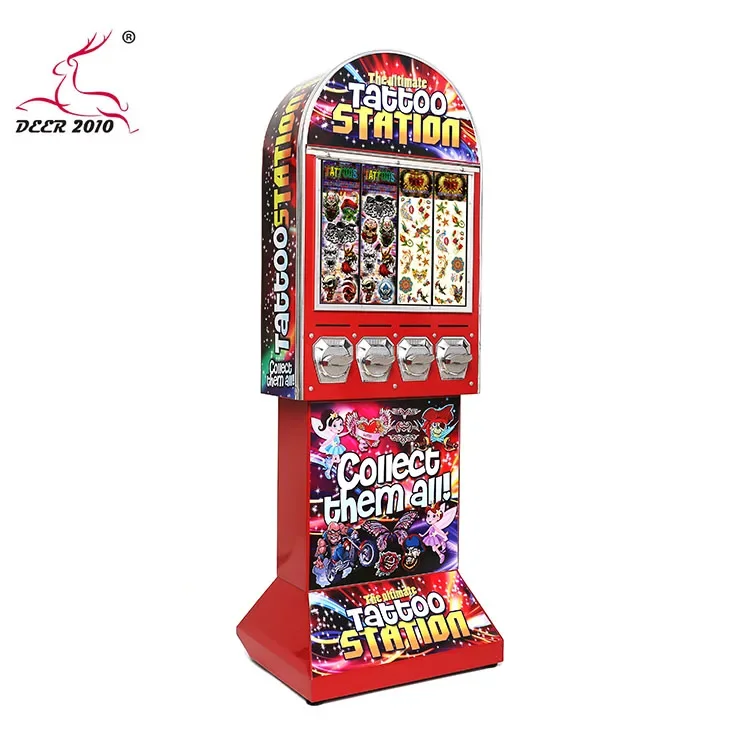 Unique Wholesale New Product Outdoor Sticker Tattoo Vending Machine