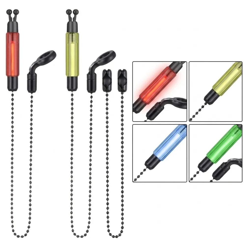 8PCS Lightweight Fishing Bobbins Bite Alarm Indicator For Carp Fishing Muti-color Fishing Tackle Accessories