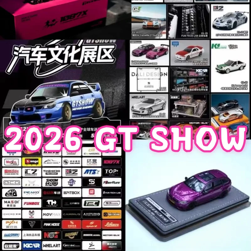 Auf Lager: 2026 GT SHOW Limited Edition Miniatur-Automodelle aus Aluminiumdruckguss in Originalgröße, Erwachsenen-Ornamente, Jungenspielzeug