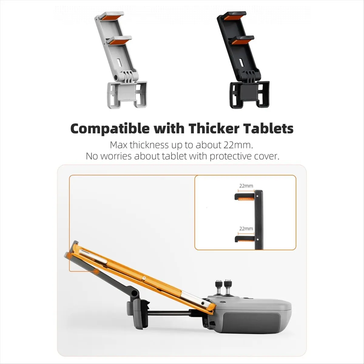 DIGITALBUY Folding Tablet Holder for NEO/Mini4 Pro/AIR 3S Disassembly-Free Phone Tablet Holder for RC-N3/2/1 Remote Cont