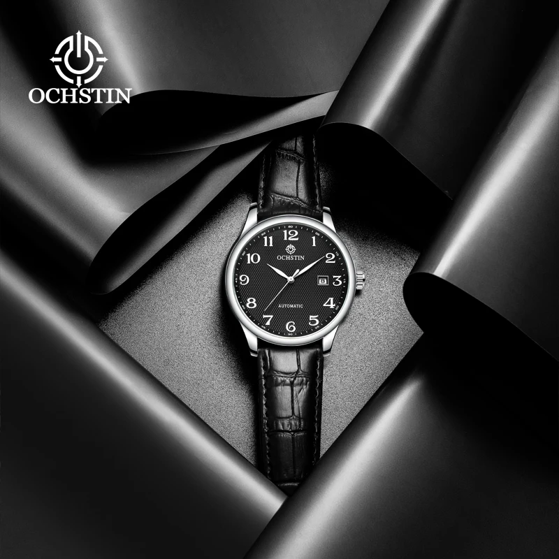 OCHSTIN August 2024 New Master Series Casual Fashion Fully Automatic Hollow Waterproof Watch Men\'s Mechanical Watch