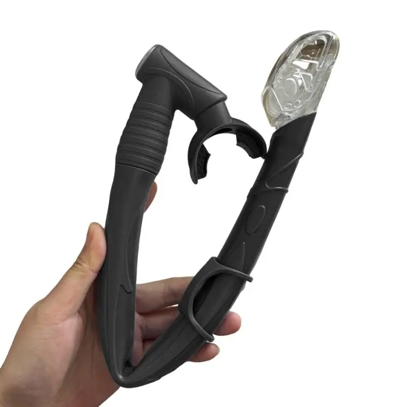 

652F Silicones Diving Snorkeling Breathing Tube Front Head Snorkels Swimming Tube