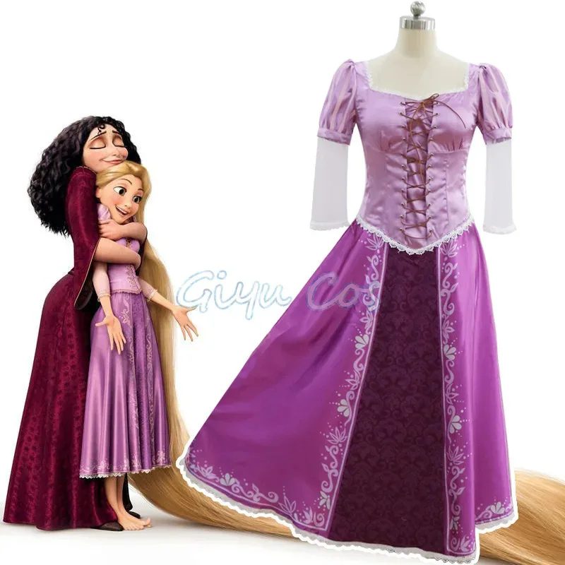 

Rapunzel Cosplay Costume Adult Carnival Uniform Anime Halloween Costumes Women