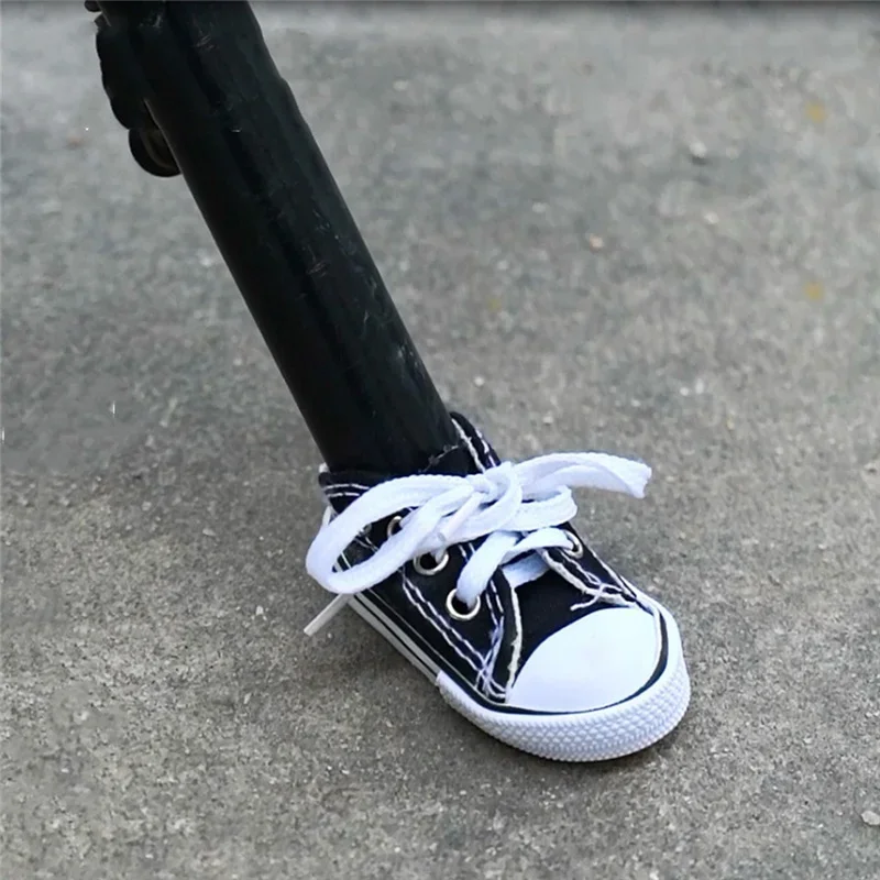 Shoe shaped foot cover supporting side electric bike bike stand, motorcycle bike mini canvas shoe tripod cover