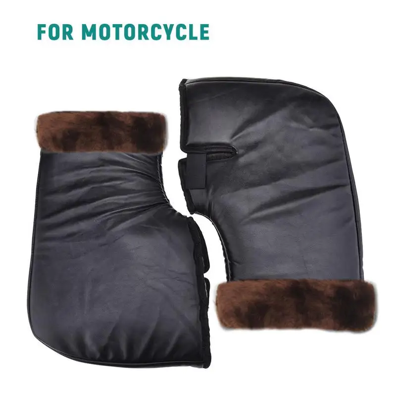 

Motorcycle Winter Gloves Waterproof Winter Cycling Gloves Snowmobile Handlebar Gloves ATV Accessories Compatible With Sportsman