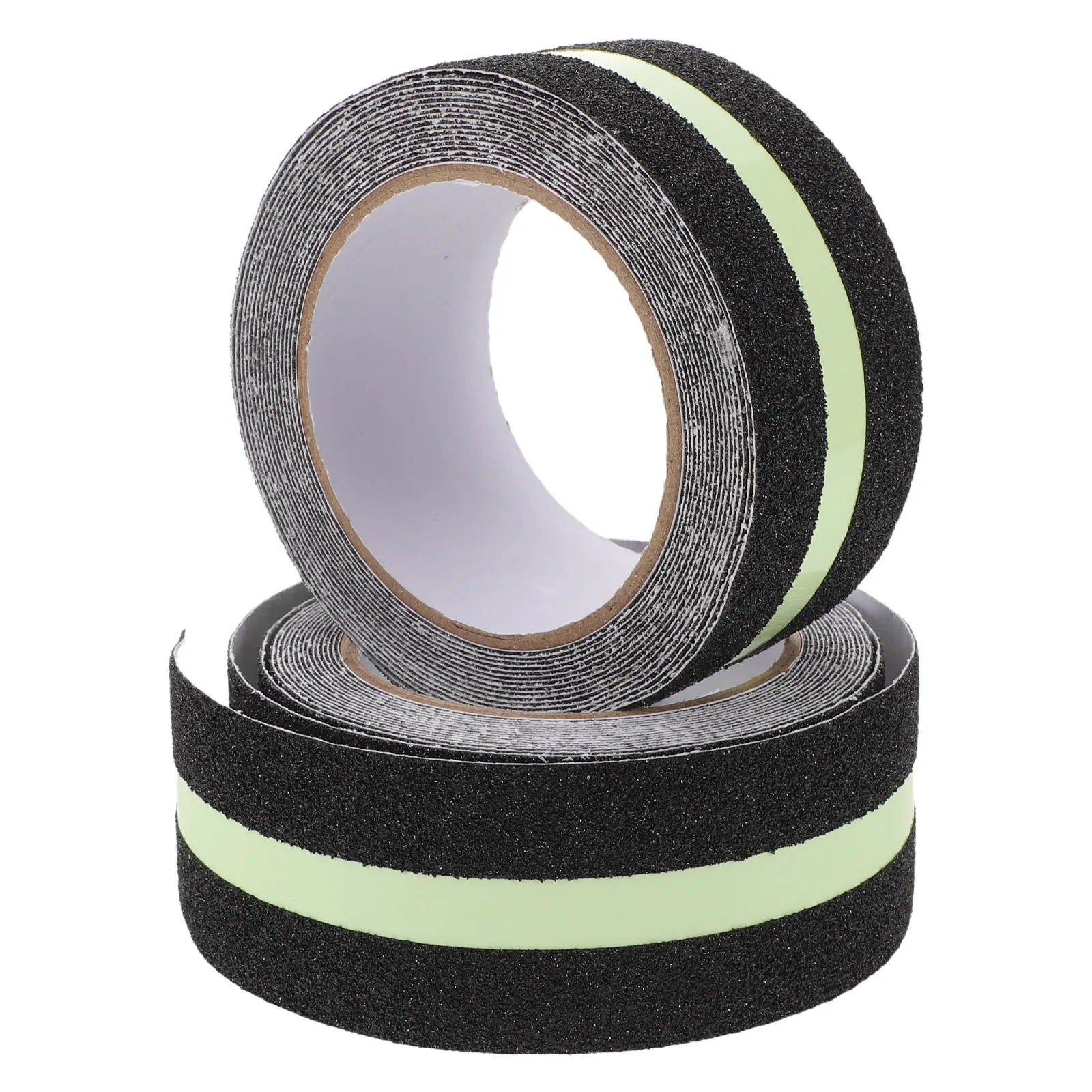 

2pcs 2 Rolls Anti-Skid Floor Safety Tape Waterproof Reflective Stair Traction Strips Glow-In-Dark Non-Slip Step Grips For Indoor