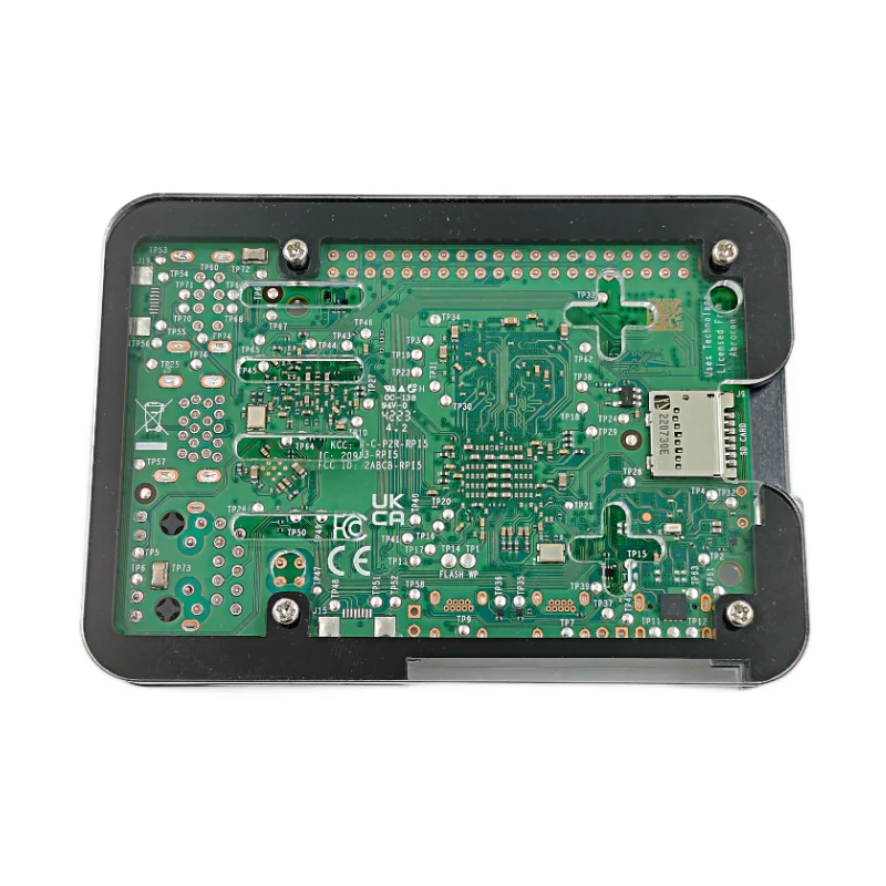 Raspberry Pi 5 Shell 5-Layer Acrylic Protective Shell Supports the Installation of Official Fans and Extensions
