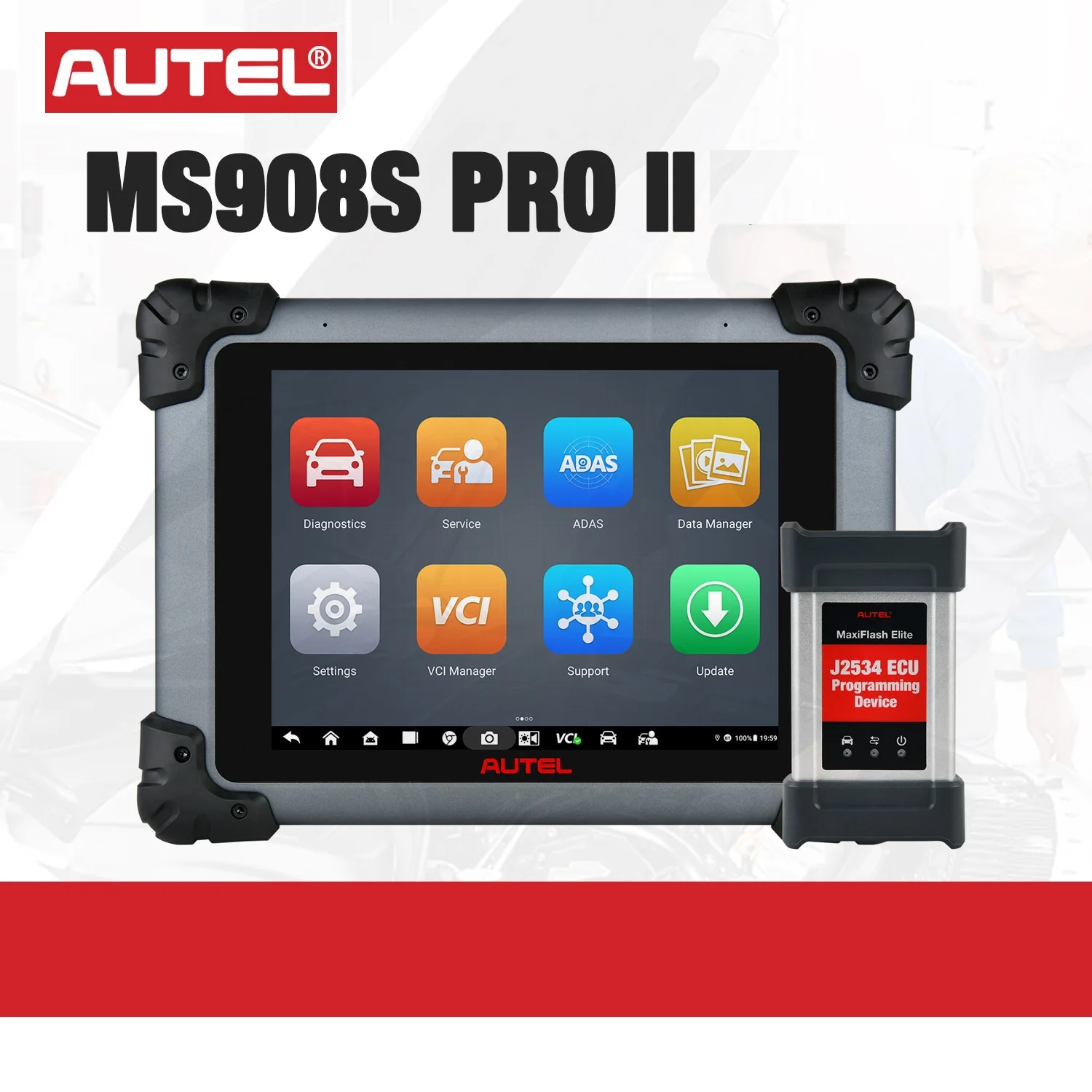 High quality MS908S PRO II car diagnostic instrument detect computer ECU online programming decoding MS 908S auto diagnosis tool