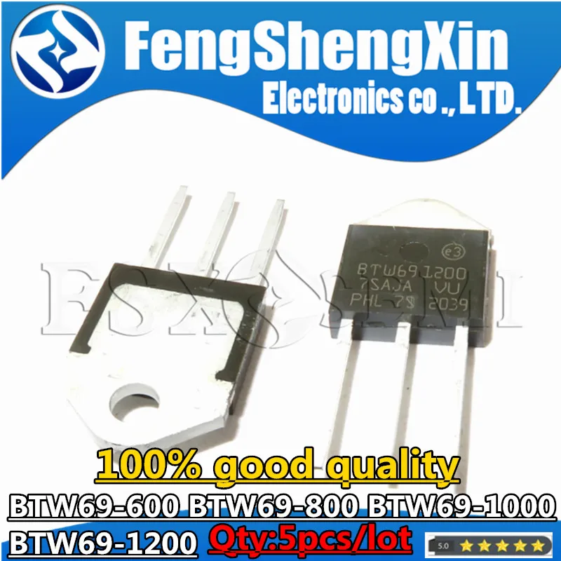 5 Stks/partij BTW69 BTW69-600 BTW69-800 BTW69-1000 BTW69-1200 TO-3P BTW691200 TO3P 600V 800V 1000V 1200V Scrs