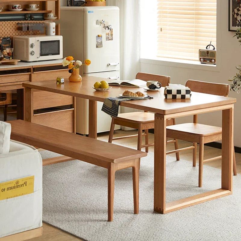 

Nordic Natural Unique Table Rectangular Wooden Big Long Modern Dining Table Italian Design Mesas De Jantar Kitchen Furniture