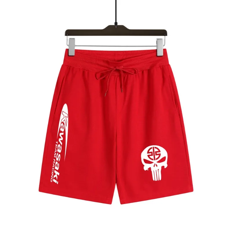 Kawasaki Men's Motorcycle Team Shorts, Team Men's Kawasaki Shorts, Team New Logo Sports Enthusiast Shorts, Men's Outdoor Fashion