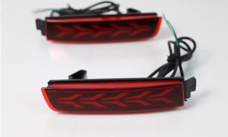 Car styling 2pcs Terra LED rear bumper lights Sentra Juke Murano Quest Terra brake tail light reflector light rear lamp