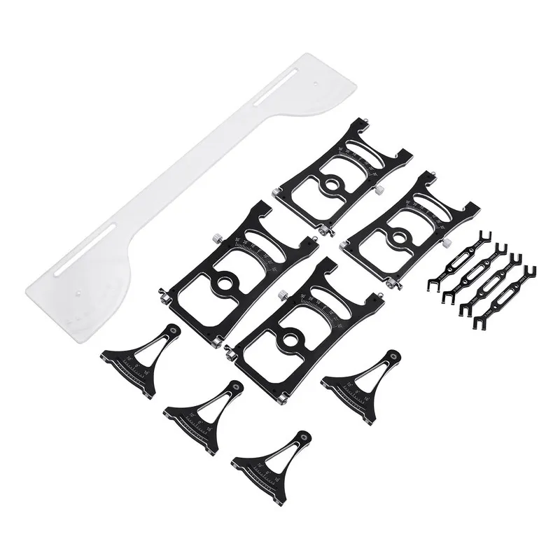 RC Car Setup Station Wheel Alignment Tool Camber Toe Gauge for 1/7 1/8 Arrma Losi YK4082 MJX H8H RC Rally Short Course
