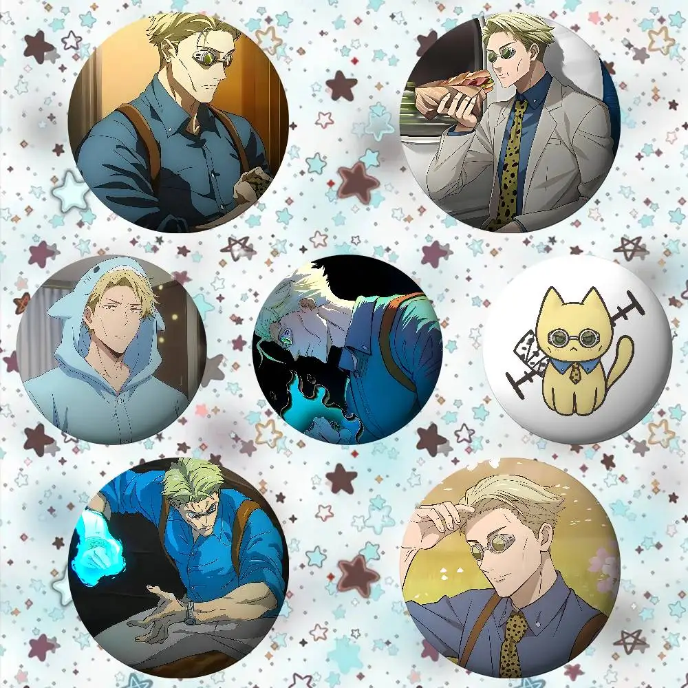 Anime N-Nanami Kento Badges Fans' Cartoon Lapel Pins Brooch Emblem Trinkets Gifts Folks Backpack Decor Jewelry Pieces