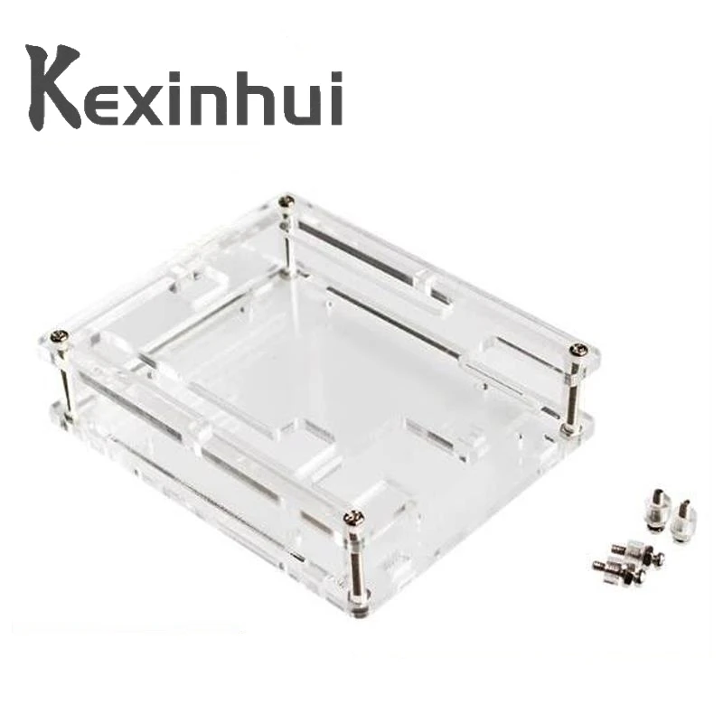 For Uno R3 Case Acrylic Transparent Acrylic Box Clear Cover Compatible for arduino UNO R3 Case