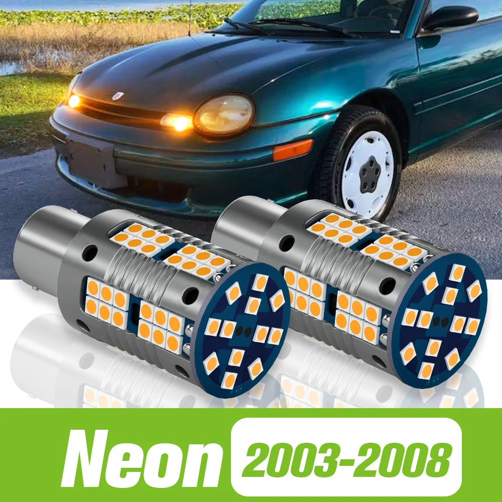 

2pcs For Chrysler Neon 1999-2006 LED Turn Signal Light Turning Lamp 2000 2001 2002 2003 2004 2005 Accessories