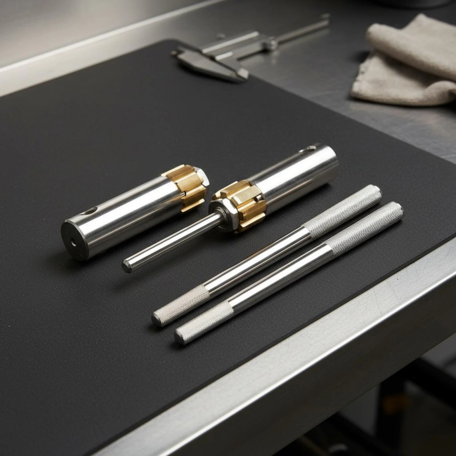 Two-Wheeled B & B Thread Tap Double Handle Two-Wheeled Bottom Bracket Tap Set Bottom Bracket Thread Repair Tool for Workshop
