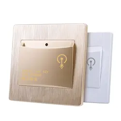 Insert Card Power Switch Hotel Home Arbitrary Card Three-Wire 40A With Delay Power Switch Panel Insert Key Power Switch