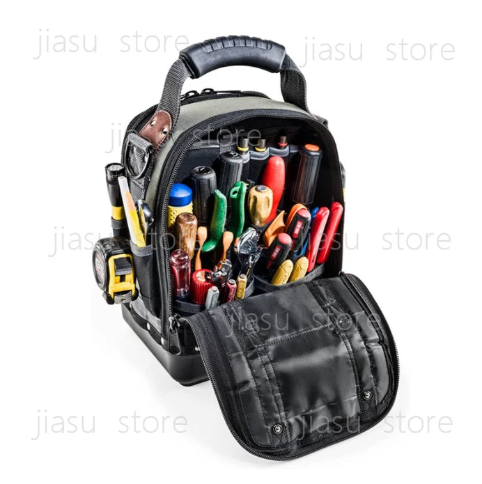 

Durable Electrician Tool Backpack Heavy 12 in 1 Modular and Mechanicall Tool Set Bag Durable Electrician Tool Bag