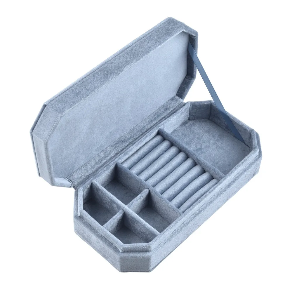 

Rings Necklace Jewelry Packing Bag Large Capacity Bracelet Earrings Jewelry Storage Case Organizer Square Jewelry Box Outdoors