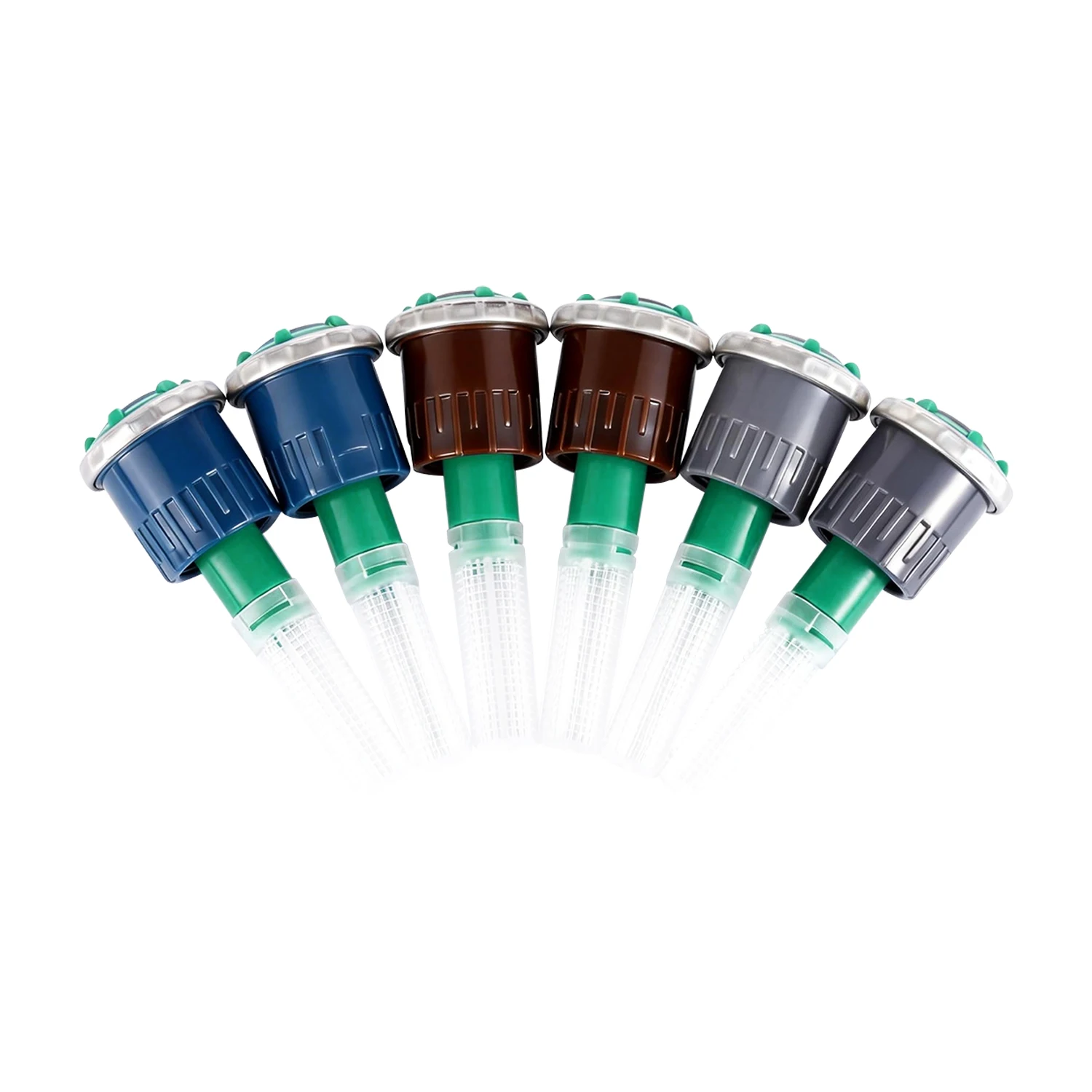 Rotary Sprinkler Adjustable Nozzle Sprinkler with 90-210/360 Arc 2.5-9.1m Range for Garden Irrigation Ray Jet Scattering Nozzle