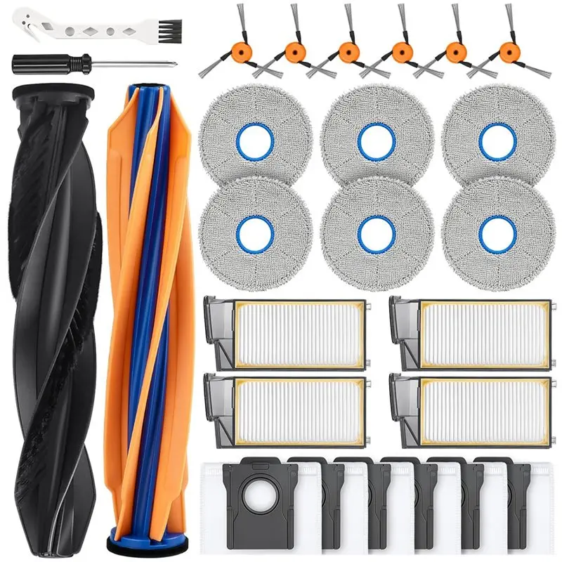 A94E-Essential Accessory Kit For Dreame X60 Max Ultra Complete/X60 Ultra Vacuum - Includes Main Brush, Mops, HEPA Filters