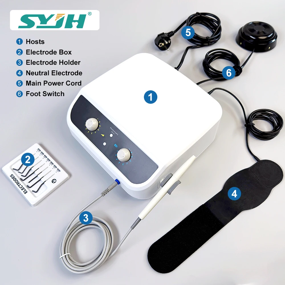 

SYJH Dental 30W High Frequency Electrosurgery Unit Oral Electrosurgical Device Bone Cutting Knife Implant Use Electric Scalpel