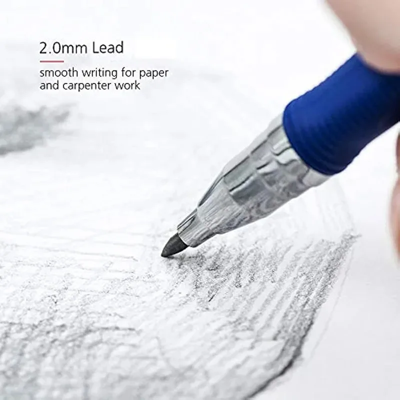 مجموعة أقلام رصاص ميكانيكية مع عبوات من الرصاص والممحاة، صياغة 0.5/0.7/2.0 مم، رسم، أقلام فنية، مستلزمات العودة إلى المدرسة #6