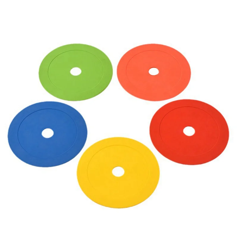 

YHOLI-30Pcs Soccer Flat Cones Marker Disc,Basketball Sports Speed Agility Training Markers,Portable Training Equipment