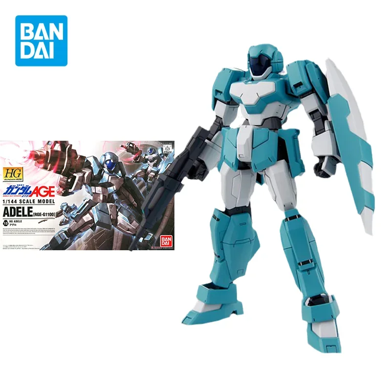 Bandai Gundam Model Kit Anime Figure HG AGE 1/144 ADELE RGE-G1100 Action Figures Collectible Ornaments Toys Gifts for Kids