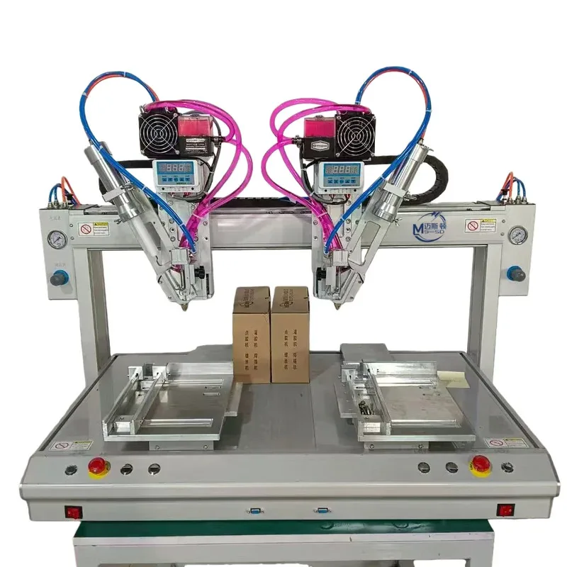 Automatic Electric Dual-Station Precision Dispensing hine Smart Cold Glue Control High-Efficiency Industrial Use Wood Cartons