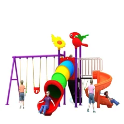 Factory supply slide climbing for children outdoor games slide and swing  sports complex Various sizes and styles