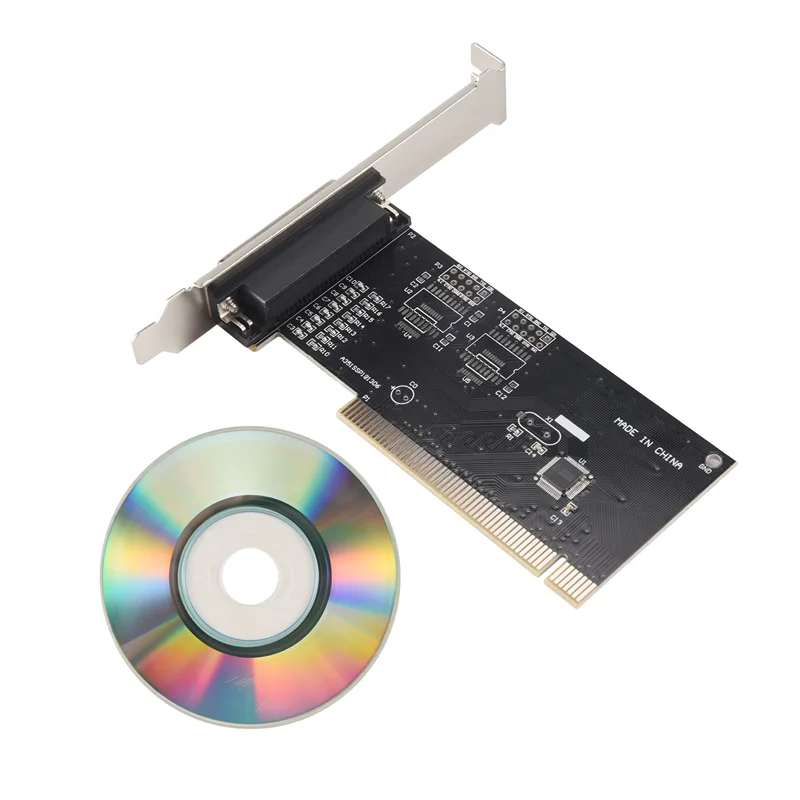 محول بطاقة توسيع Pci 25Pin موازي Lpt Pci إلى موازي Db25 بطاقة تحكم منفذ الطابعة-N35R