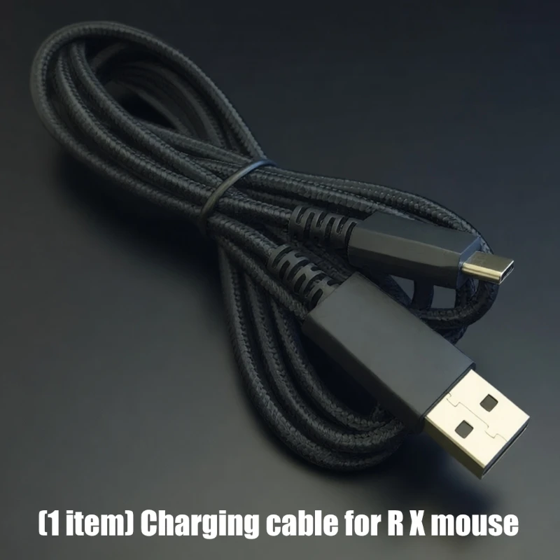 USB to Type C Mouse Cable PVC Mice Line Wire for ROG Spatha X Replacement Part Repair Accessory