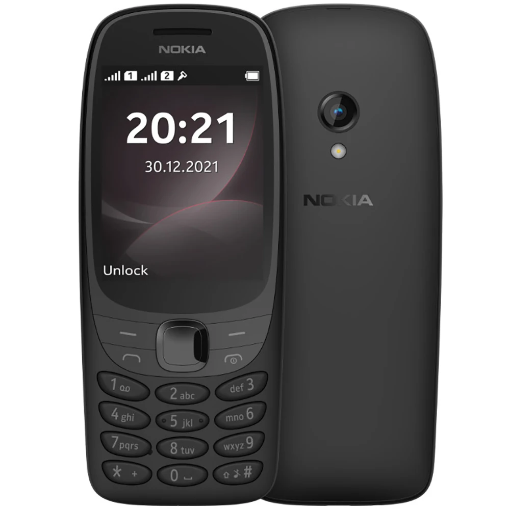 Used Nokia 6310 2021 Backup Phone 2SIM 2.8-inch 1150mAh FM Radio 3.5mm Bluetooth 5.0 Nokia6310 Old Age Phone Unlock - view 3