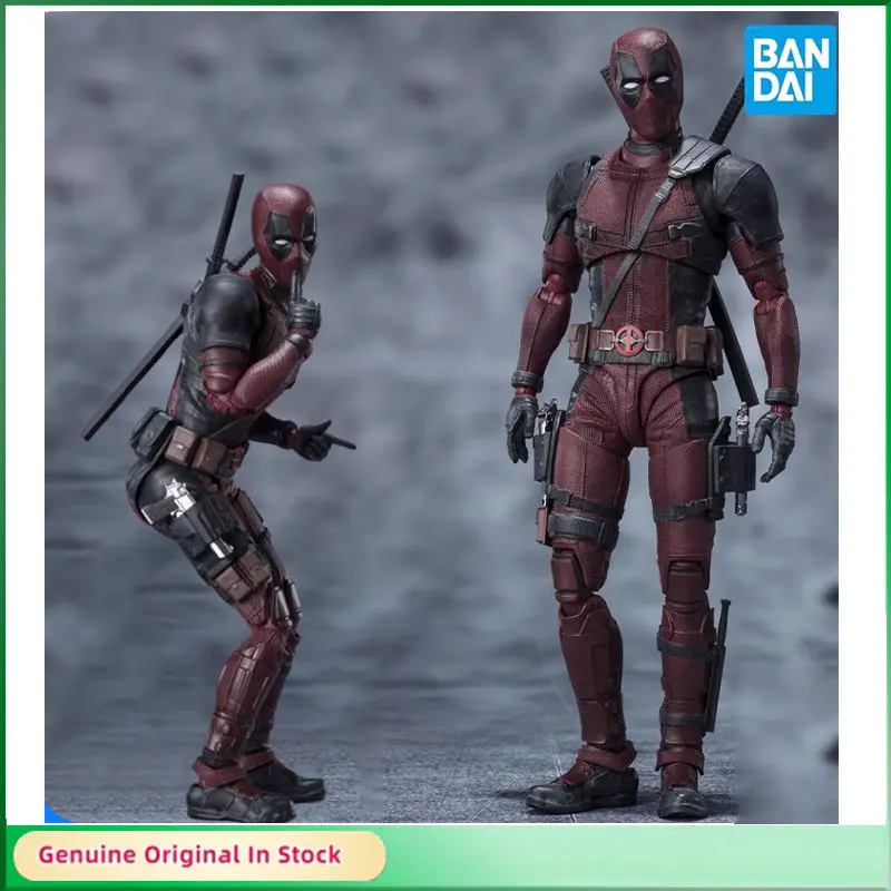 

Bandai SHFiguarts HotToys Marvel Comics Deadpool 2 DEADPOOL Anime Action Figure Active Joints Model Toys Hobbies Collectibles