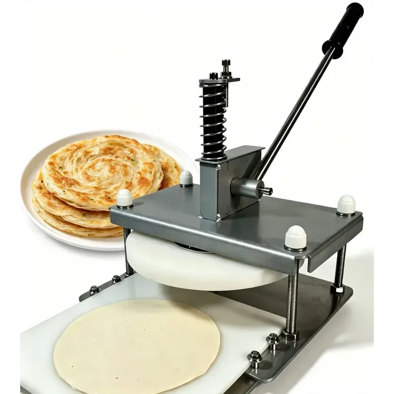 22cm Stainless Steel Pizza Dough Press Manual Shaper for Commercial Kitchen Food Processor Flat Bread Maker Tool Manual Pizza
