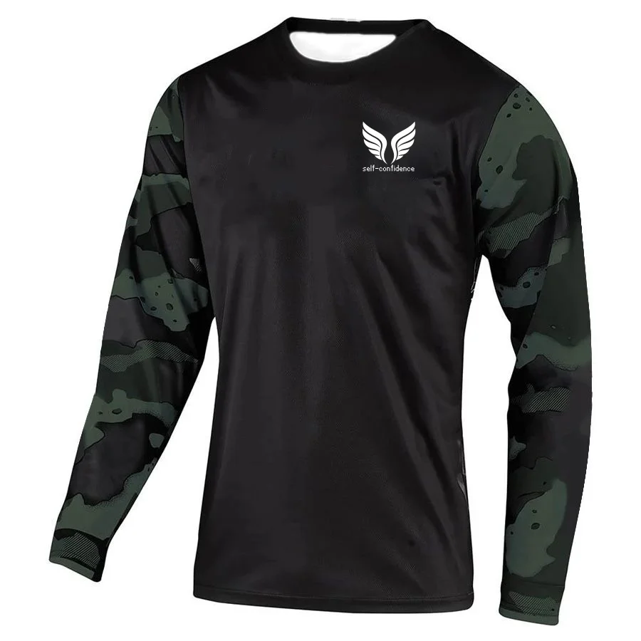 

2026 новейшее специальное издание для езды на мотоцикле с длинными рукавами, дышащий и быстросохнущий верх для скоростного спуска, подходит для езды по бездорожью