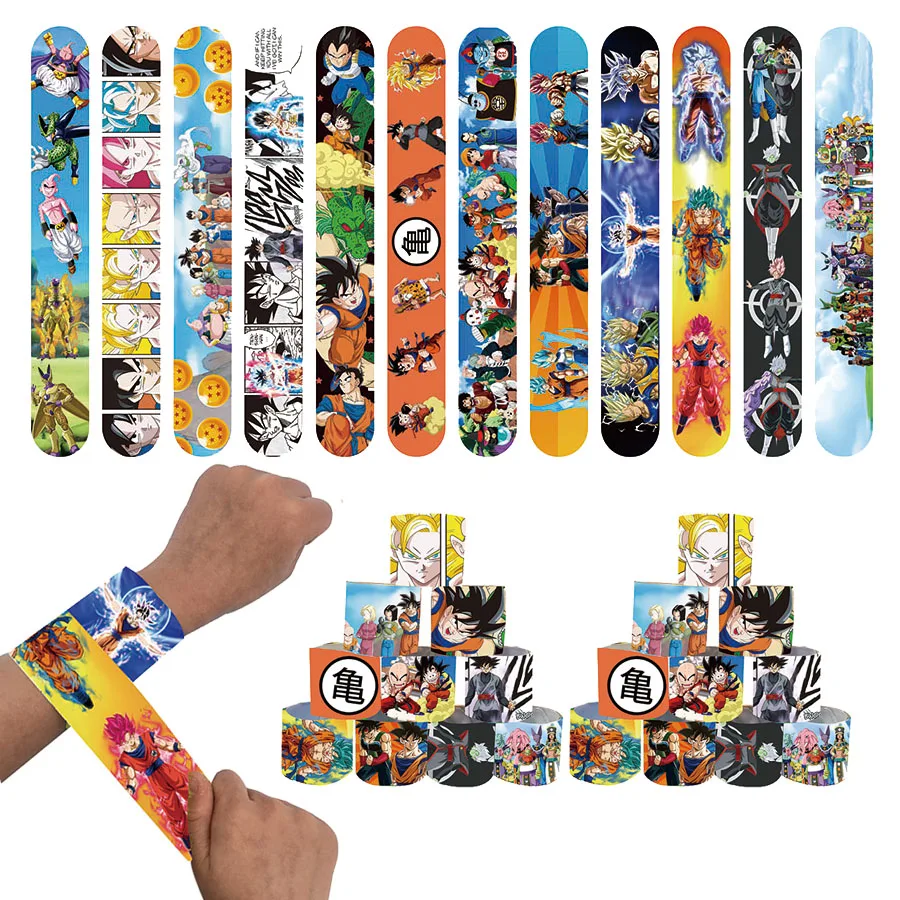 Goku Dragon Ball Birthday Party Favors Keychain Stickers Bracelets Gift Bag Pinata Fillers Rewards Wedding Decoration Supplies