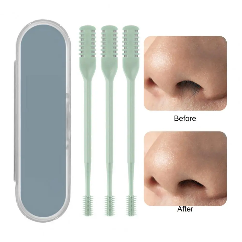 Solid Nose Hair Cutter Washable Manual Reusable Male Female Nose Hair Trimmer  Nose Hair Removal Tool Hair Cleaning