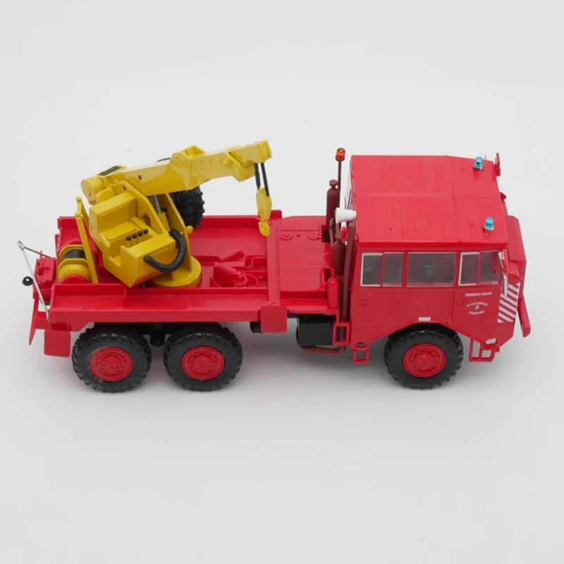 Io diecast 1:43 escala berliet tch caminhão com guindaste motor de bombeiros francês liga caminhão modelo clássico coleção lembrança exibição