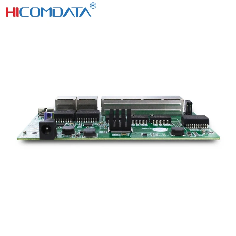 HICOMDATA 6-Ports 2.5G Uplink Ethernet Switch PCBA محول إيثرنت غير مُدار مع منفذ 2 * 2.5G RJ45 ومنفذ 4 * 100/1000M RJ45