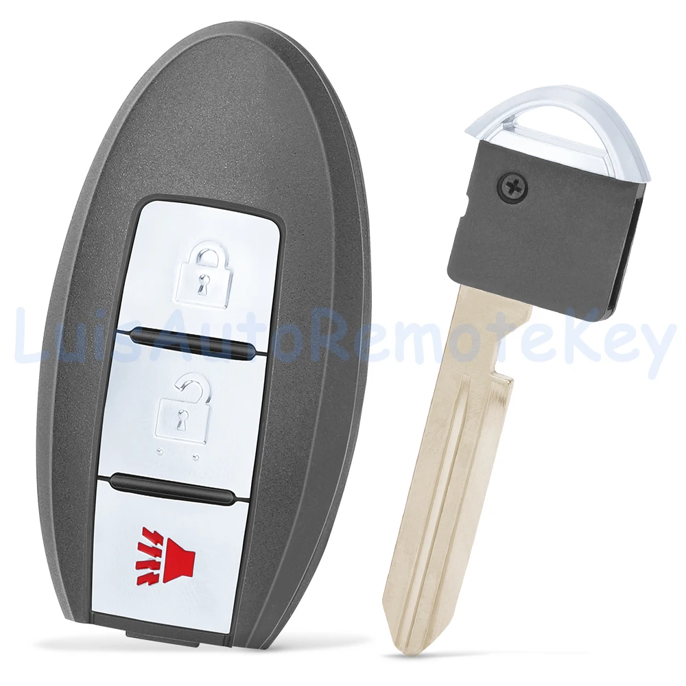 Portachiavi per auto con telecomando intelligente a 3 pulsanti 315 MHz per Nissan Murano 2005 2006 2007 FCC ID: KBRTN001 P/N: 285E3-CB80D