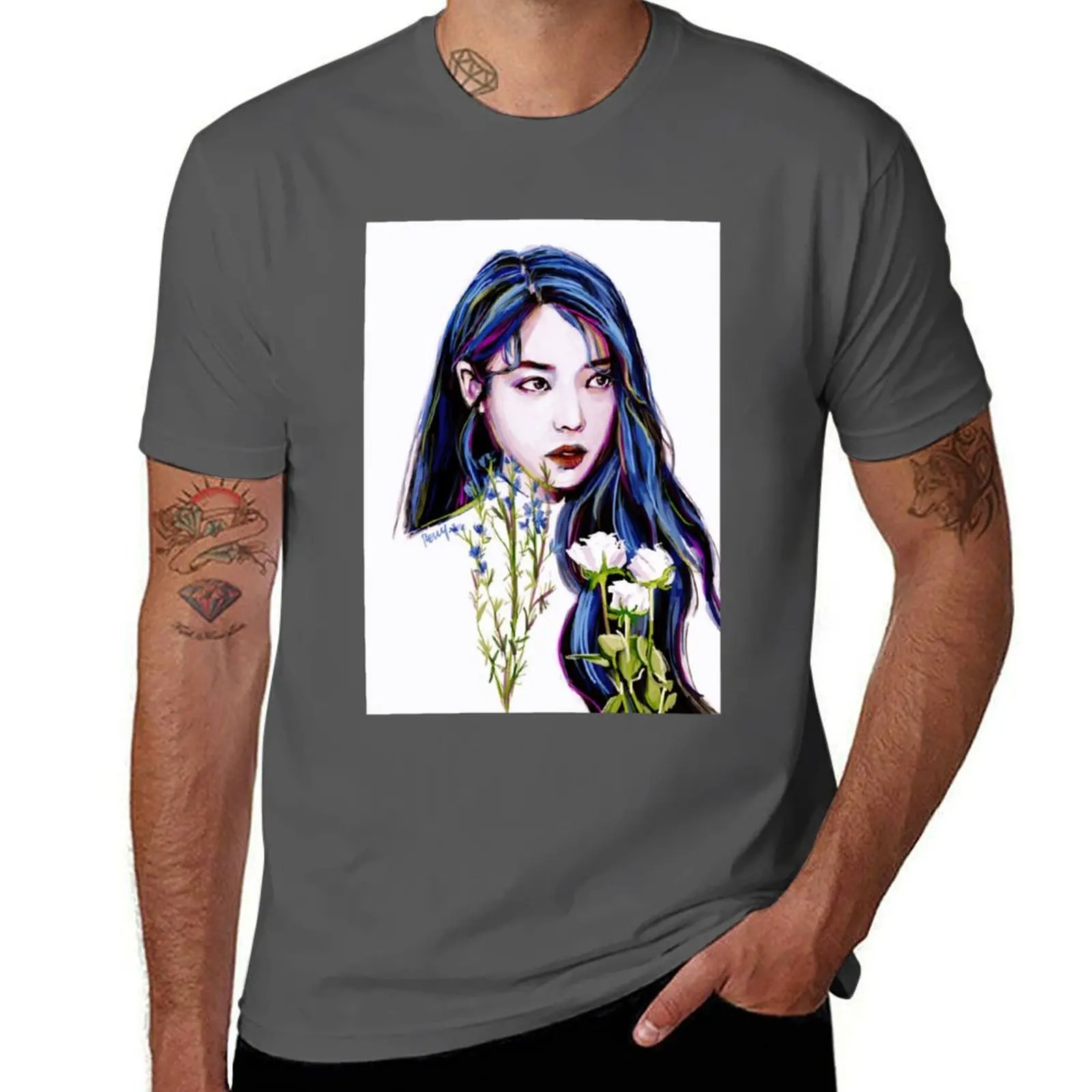 Korean Pop-Iu T-Shi…