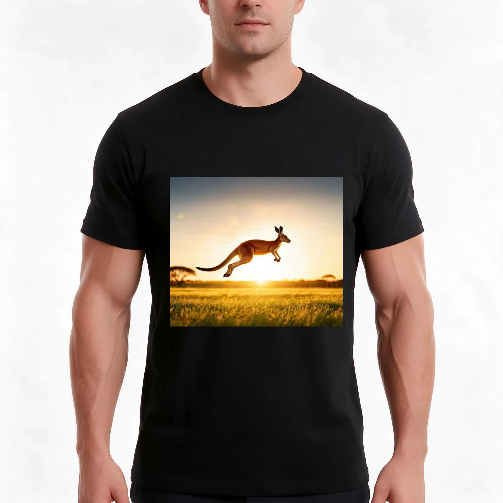 Leap forward T-Shirt, Summer Casual Cotton Tee, Oversized Streetwear Tops, Vintage Graphic Print, Loose Fit Short Sleeve