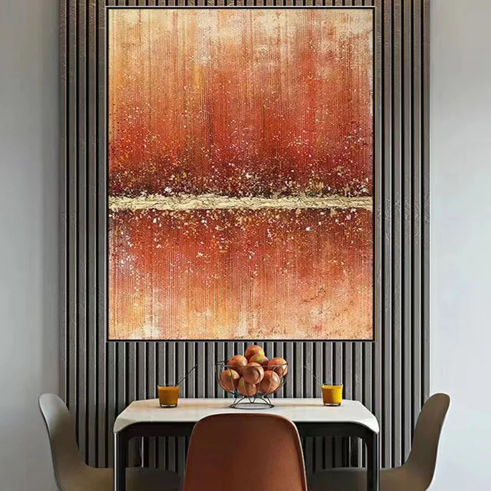 

Однотонная ручная роспись, яркий цвет, фотообои для гостиной, семьи, минималистский дизайн, Современная Настенная Наклейка