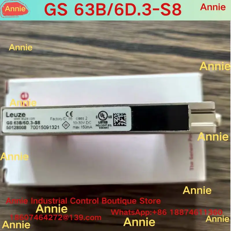 

brand-new GS 63B/6D.3-S8 label sensor 50128008