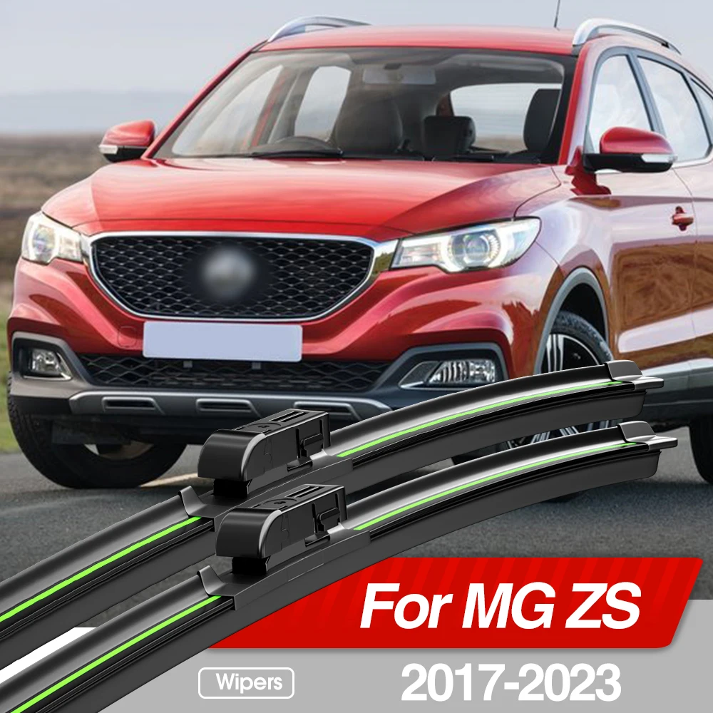 For MGZS MG ZS 2017-2023 Front Windshield Wiper Blades 2pcs Windscreen Window Accessories 2018 2019 2020 2021 2022