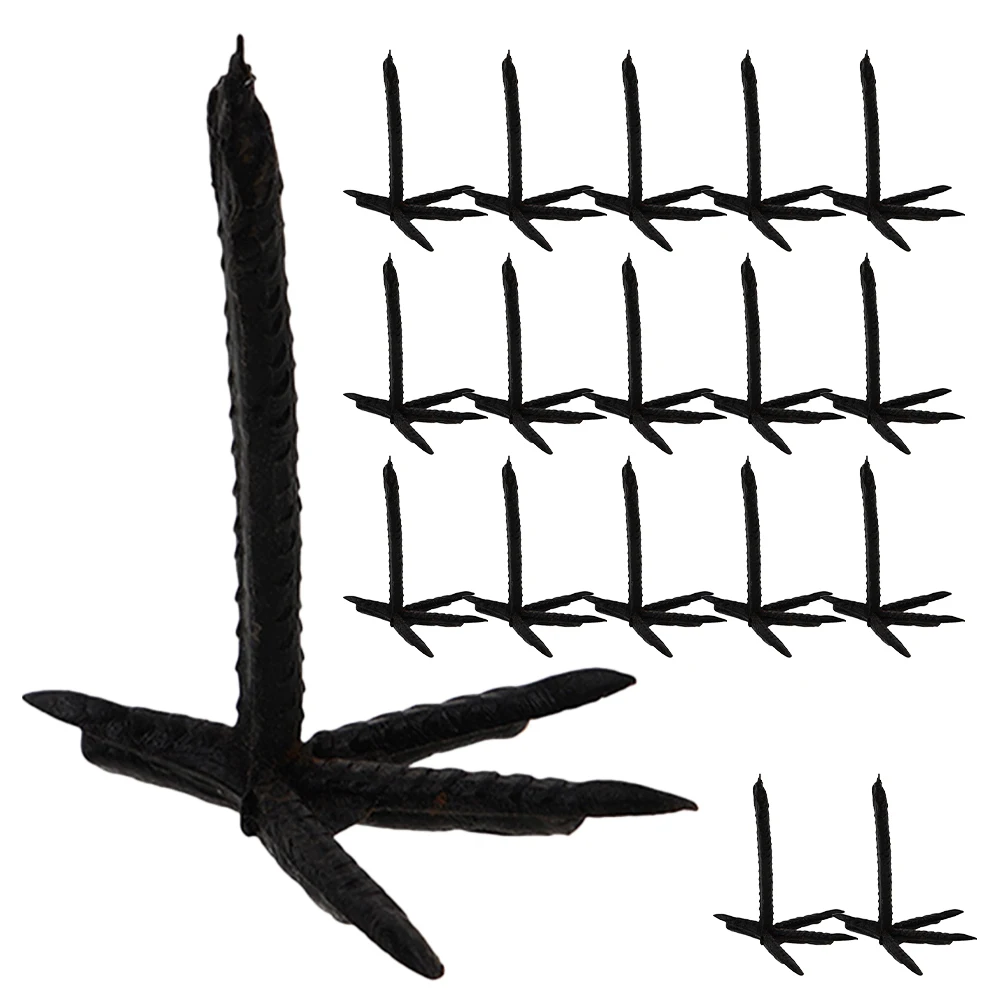 

50 Pcs Crow Paw Accessories Chick Foot Stuffed Animal Parts Chicken Claws for Toys Components Halloween Plastic