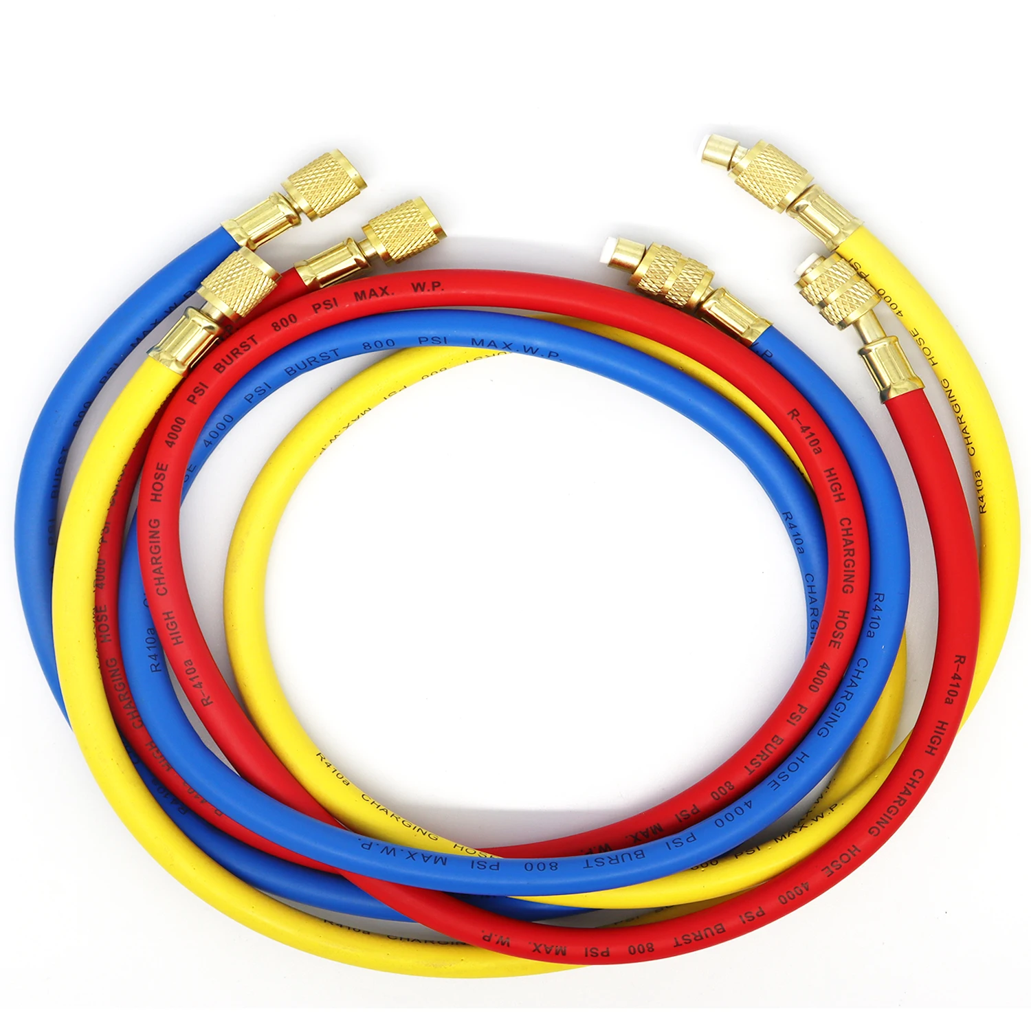 Шланг для зарядки хладагента для манометра коллектора хладагента HVAC R32 R410a